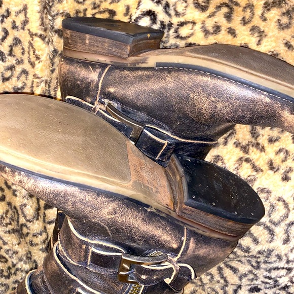 Tall Coral Buckle Boots, make a statement! - Picture 2 of 6